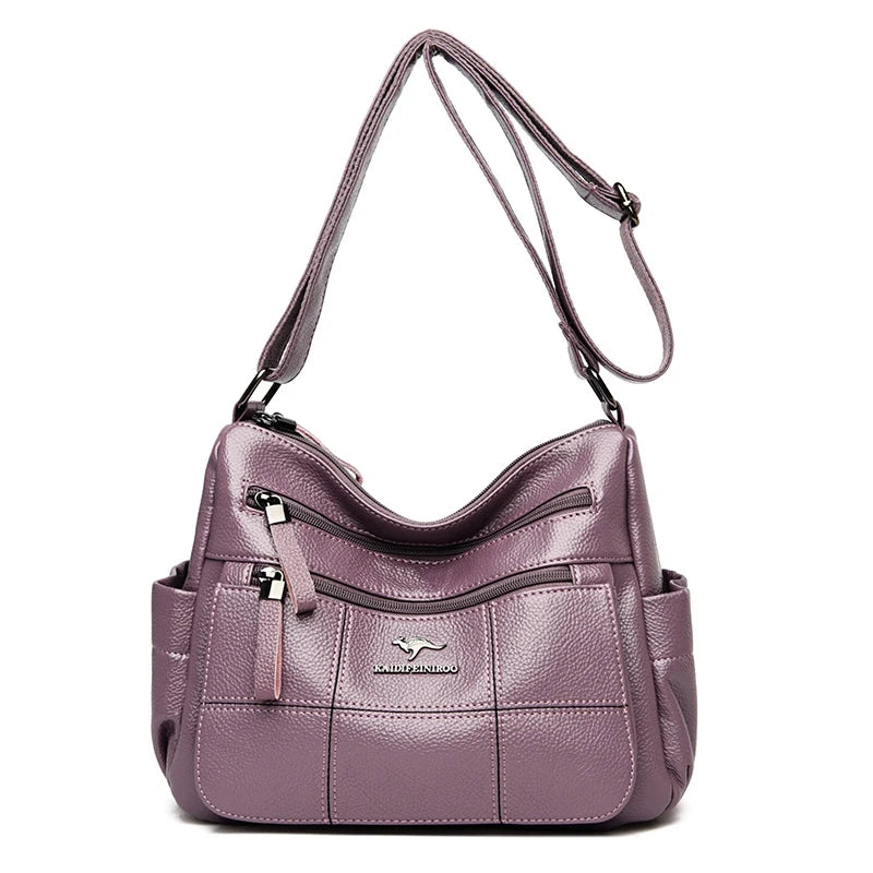 Women Embroidery Tote Bag High Quality Leather Ladies Handbags 2023 Women Shoulder Bag Small Crossbody Bags For Women Sac a Main