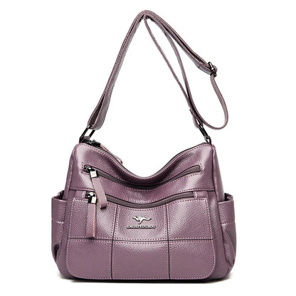 Women Embroidery Tote Bag High Quality Leather Ladies Handbags 2023 Women Shoulder Bag Small Crossbody Bags For Women Sac a Main