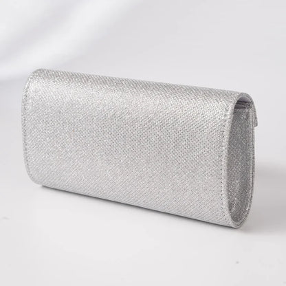 Women Envelope Evening Bag Glitter Chain Shoulder Bags Brand Luxury Silver Long Purse Female Wedding Party Clutches Mini Handbag
