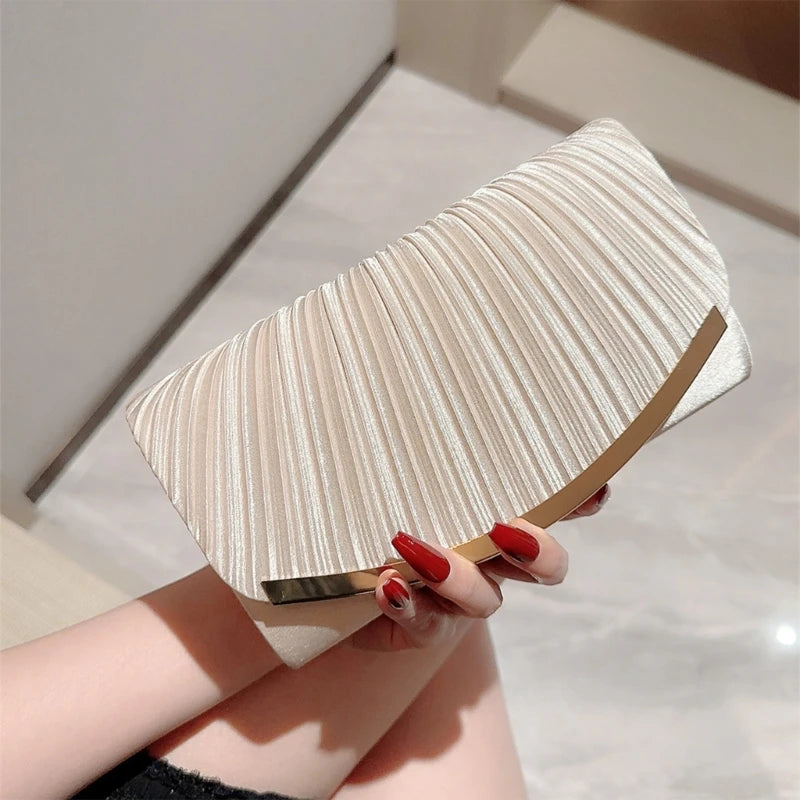 Women Evening Bag Detachable Chain Wedding Clutch Handbag Elegant Shoulder Bags