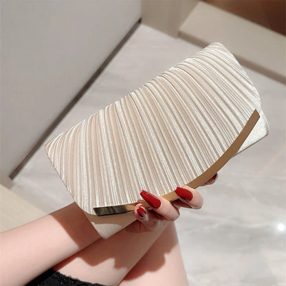 Women Evening Bag Detachable Chain Wedding Clutch Handbag Elegant Shoulder Bags