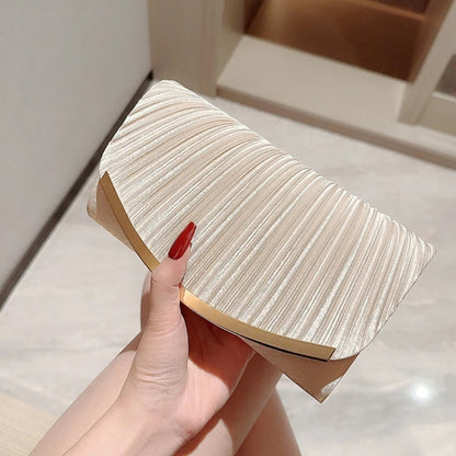 Women Evening Bag Detachable Chain Wedding Clutch Handbag Elegant Shoulder Bags