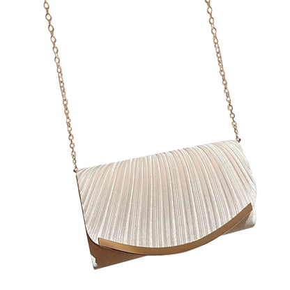 Women Evening Bag Detachable Chain Wedding Clutch Handbag Elegant Shoulder Bags