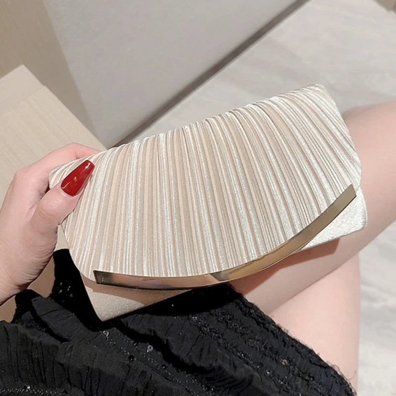 Women Evening Bag Detachable Chain Wedding Clutch Handbag Elegant Shoulder Bags