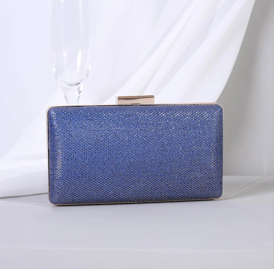 Women Evening bag blue/gold/silver Clutch Bags Wedding Party Dinner Diamond shoulder bags Minaudiere Purses and Handbags purse