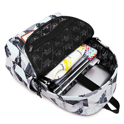 Women External USB Charge Backpack Waterproof Backpack Female Mochila Escolar Girls Laptop School Bags Backpack for teens