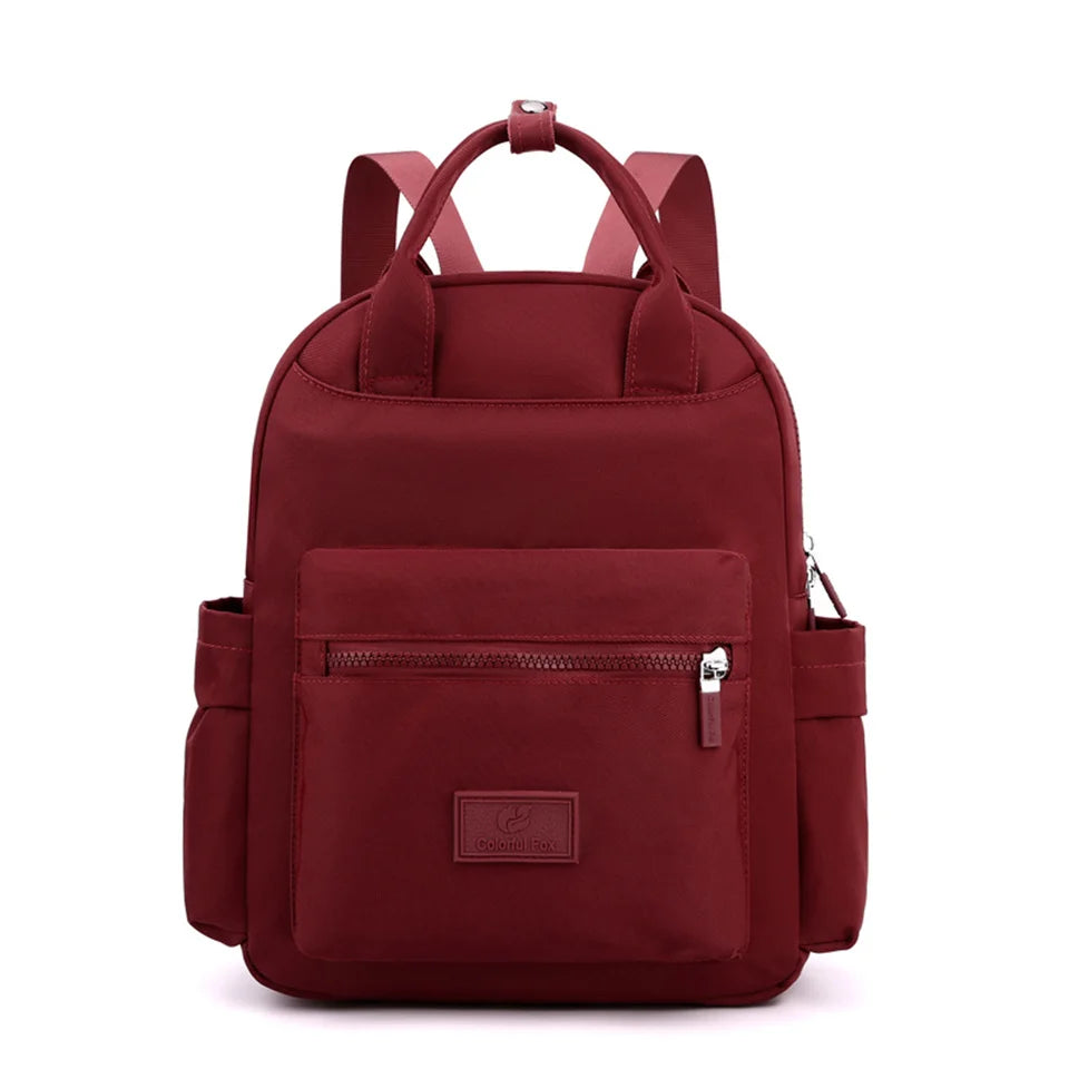 Women Fashion Backpacks Shoulder School Bags for Teenage Girls Preppy Style Bookbag Nylon Rucksack Female Knapsack