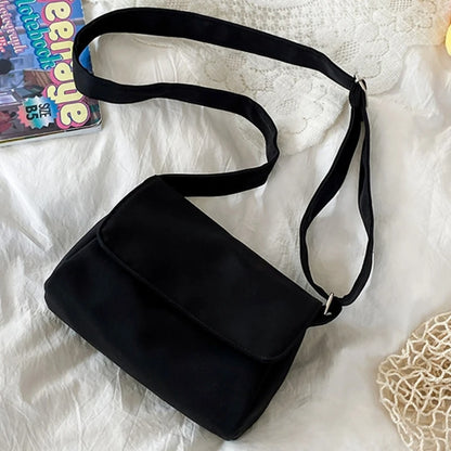 Women Fashion  Bag Korean Style Crossbody Bag Solid Color Shoulder Bag