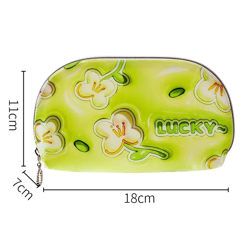 Women Fashion Mini Makeup Bags for Girls Travel Organizer Case Waterproof Lipstick Kawaii Bag Cartoon Cosmetic Bag Toiletry Bag