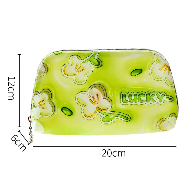 Women Fashion Mini Makeup Bags for Girls Travel Organizer Case Waterproof Lipstick Kawaii Bag Cartoon Cosmetic Bag Toiletry Bag