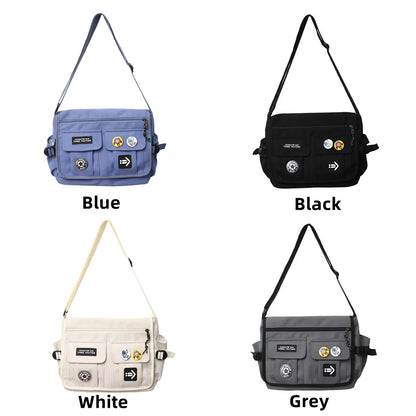Women Fashion Nylon Crossbody Bags For Men Messenger Bag Girls School Book Bags Youth Canvas Handbags Shoulder Bag Sac Bolsas