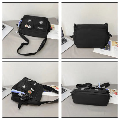 Women Fashion Nylon Crossbody Bags For Men Messenger Bag Girls School Book Bags Youth Canvas Handbags Shoulder Bag Sac Bolsas