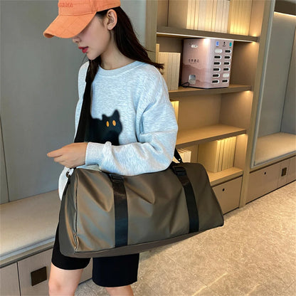 Women Fashion Oxford High-capacity Shoulder Bag Shopper Handbags Travel Top-Handle Tote Crossbody Bags