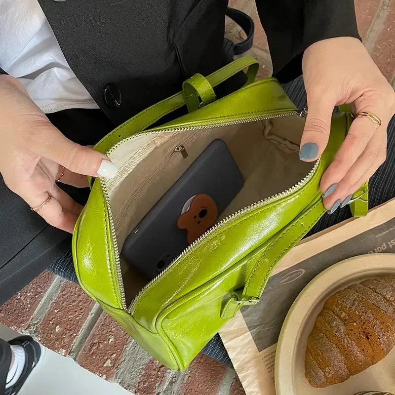 Women Fashion PU Leather Shoulder Bags Female Purse Handbags Large Capacity Ladies Daily Small Casual Underarm Bag 2024