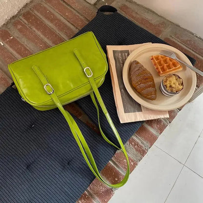 Women Fashion PU Leather Shoulder Bags Female Purse Handbags Large Capacity Ladies Daily Small Casual Underarm Bag 2024