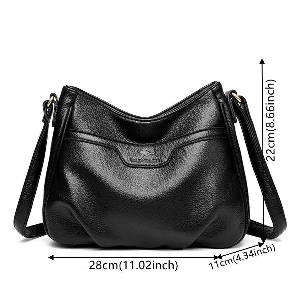 Women Fashion Shoulder Bags Leather Handbags Satchel Tote PU Ladies High-capacity Portable Hot 2023 New Female Crossbody Bags