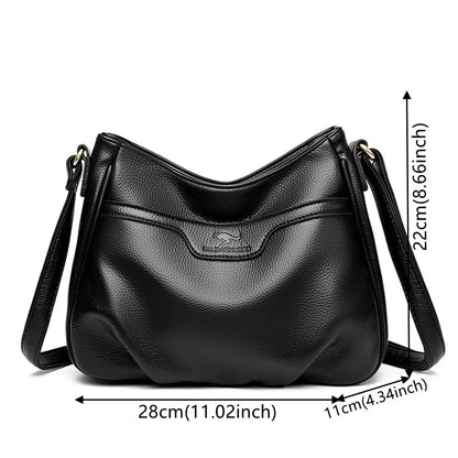 Women Fashion Shoulder Bags Leather Handbags Satchel Tote PU Ladies High-capacity Portable Hot 2023 New Female Crossbody Bags