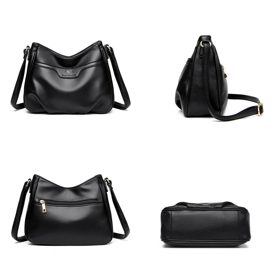 Women Fashion Shoulder Bags Leather Handbags Satchel Tote PU Ladies High-capacity Portable Hot 2023 New Female Crossbody Bags