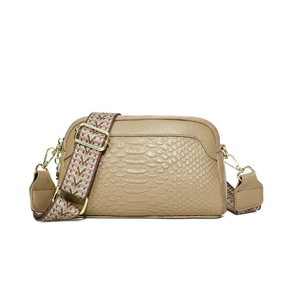 Women Genuine Leather Ladies Handbags Female Tote Sac High Quality Solid Color Genuine Leather Shoulder Crossbody Bags SAC