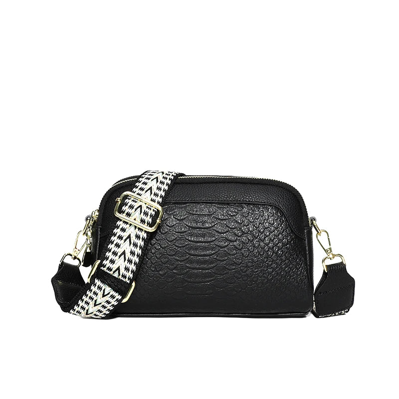 Women Genuine Leather Ladies Handbags Female Tote Sac High Quality Solid Color Genuine Leather Shoulder Crossbody Bags SAC