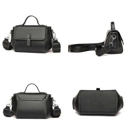 Women Genuine Leather Shoulder Crossbody Bags High Quality Cow Leather Ladies Handbags Fashion Luxury Female Messenger Tote Sac