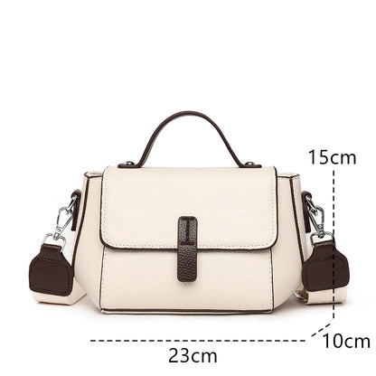 Women Genuine Leather Shoulder Crossbody Bags High Quality Cow Leather Ladies Handbags Fashion Luxury Female Messenger Tote Sac