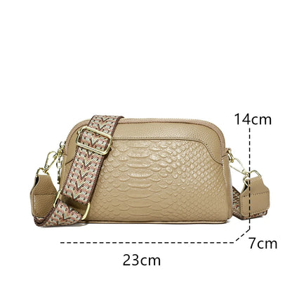 Women Genuine Leather Shoulder Crossbody Bags High Quality Solid Cow Leather Ladies Handbags Designer Female Messenger Tote Sac