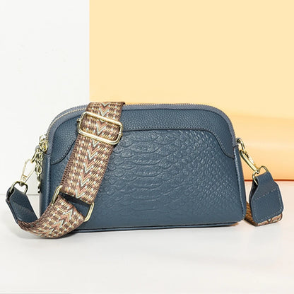 Women Genuine Leather Shoulder Crossbody Bags High Quality Solid Cow Leather Ladies Handbags Designer Female Messenger Tote Sac