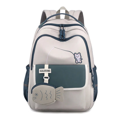 Women Girls School Backpacks Waterproof Charge Backpack Waterproof Bagpack School Bags Teenage Travel Bag