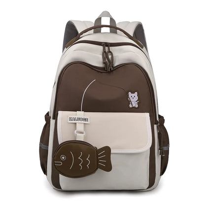 Women Girls School Backpacks Waterproof Charge Backpack Waterproof Bagpack School Bags Teenage Travel Bag
