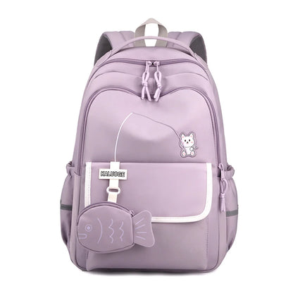Women Girls School Backpacks Waterproof Charge Backpack Waterproof Bagpack School Bags Teenage Travel Bag