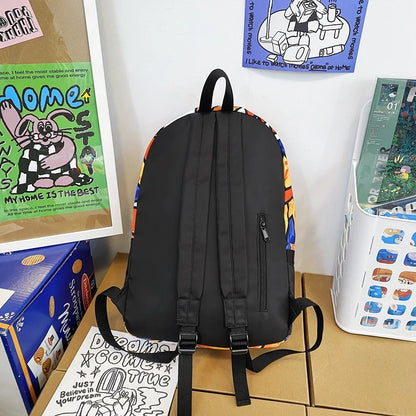 Women Graffiti School Bag Cool Lady Harajuku College Backpack Trendy Girl Travel Book Backpack Fashion Female Laptop Student Bag