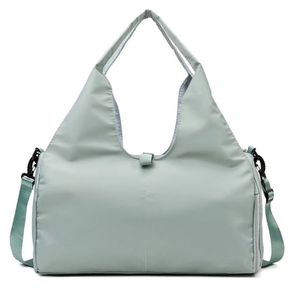 Women Gym Bag with Shoe Compartment Adjustable Yoga Mat Holder Sports Yoga Tote Bag and Carry on All Your Stuff Workout
