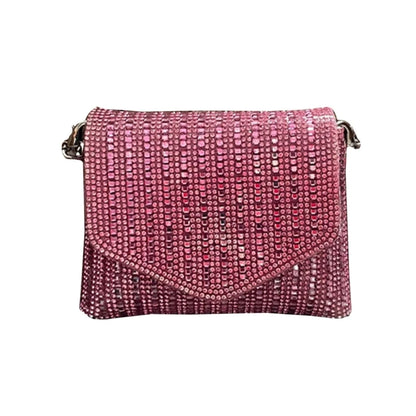 Women Handbag Ladies Wedding Party Evening Clutch Prom Banquet Purse Shoulder Bag Detachable Chain