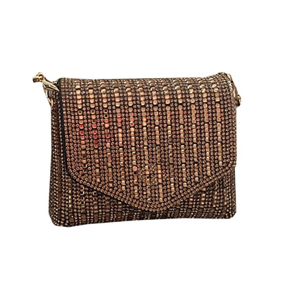 Women Handbag Ladies Wedding Party Evening Clutch Prom Banquet Purse Shoulder Bag Detachable Chain