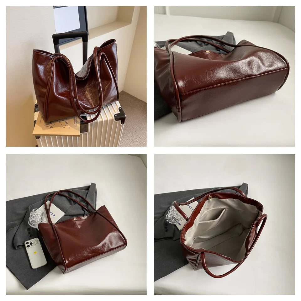 Women Handbag Large Capacity PU Messenger Bags Designer High Quality Big Tote Crossbody Bags For Women Luxury Shoulder Bagn