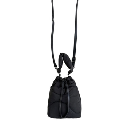 Women Handbag Nylon Down Puffer Crossbody Bag Fashionable Bucket Shoulder Bag
