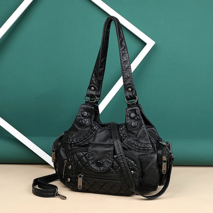 Women Handbags High Quality Soft PU Leather Women's Bag Designer Women Shoulder Tote Bag New Fashion Luxury Female Messenger Bag