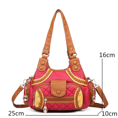 Women Handbags High Quality Soft PU Leather Women's Bag Designer Women Shoulder Tote Bag New Fashion Luxury Female Messenger Bag