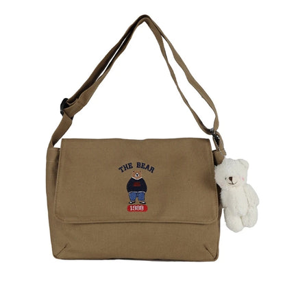 Women Harajuku Crossbody Bags Messenger Embroidery Shoulder Bag Ladies Large Capacity Handbags