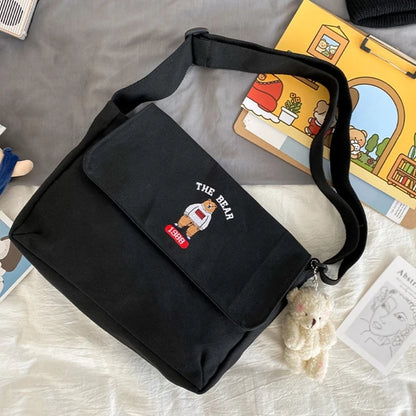 Women Harajuku Crossbody Bags Messenger Embroidery Shoulder Bag Ladies Large Capacity Handbags