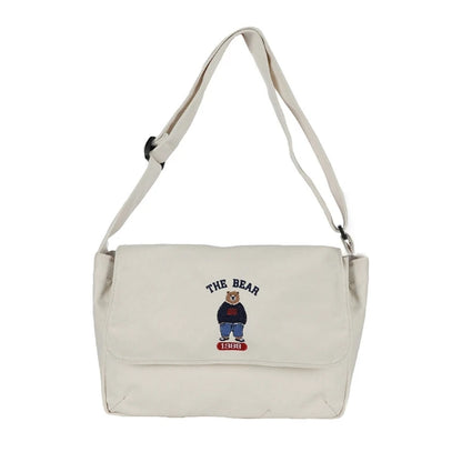 Women Harajuku Crossbody Bags Messenger Embroidery Shoulder Bag Ladies Large Capacity Handbags
