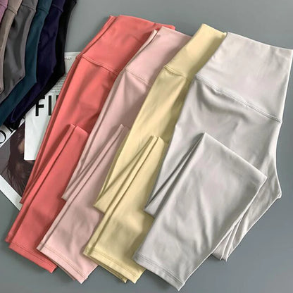 Women High Waist Leggins Sports Tights Running Pants 4-way Stretch Leggings