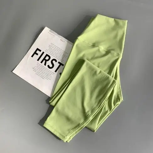 Women High Waist Leggins Sports Tights Running Pants 4-way Stretch Leggings