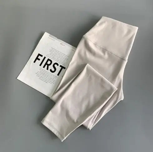 Women High Waist Leggins Sports Tights Running Pants 4-way Stretch Leggings