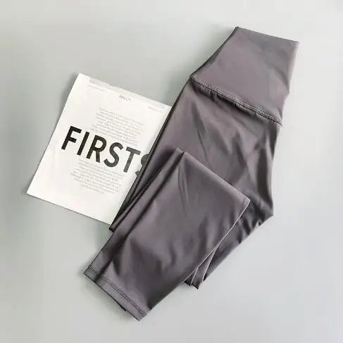 Women High Waist Leggins Sports Tights Running Pants 4-way Stretch Leggings