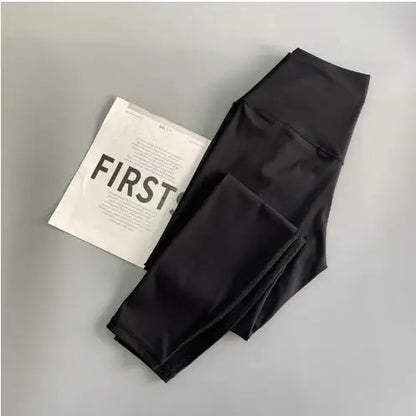 Women High Waist Leggins Sports Tights Running Pants 4-way Stretch Leggings
