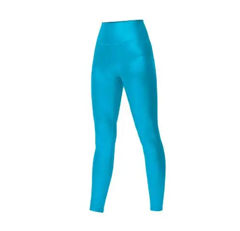 Women High Waist Pants With Sexy Tight Silver Pressed Leggings