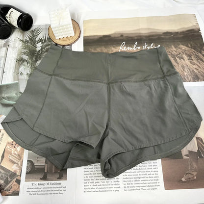 Women High Waist Shorts With Sporty Shorts 2.5