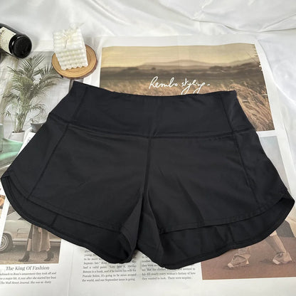Women High Waist Shorts With Sporty Shorts 2.5